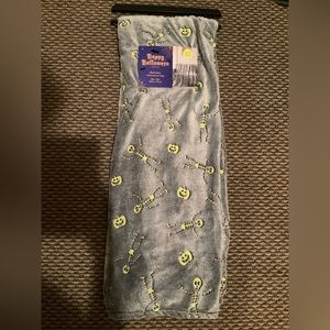 Glow in the Dark Spooky Halloween Blanket